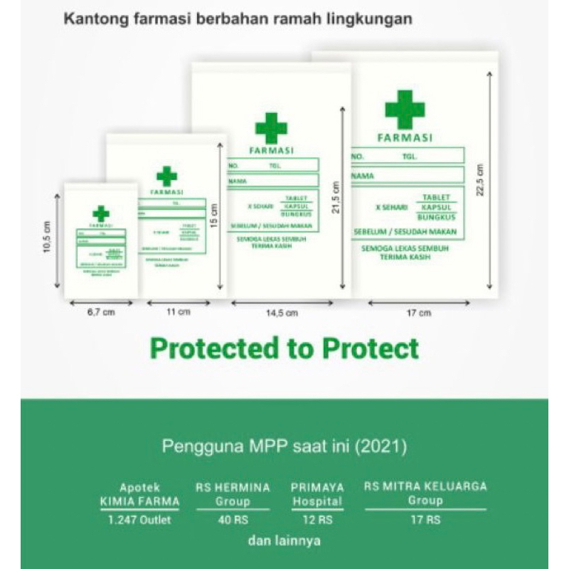 KANTONG PUYER MPP FARMASI SCI / KERTAS PUYER PRESS / KANTONG OBAT MPP / KANTONG PUYER MPP / KANTONG 