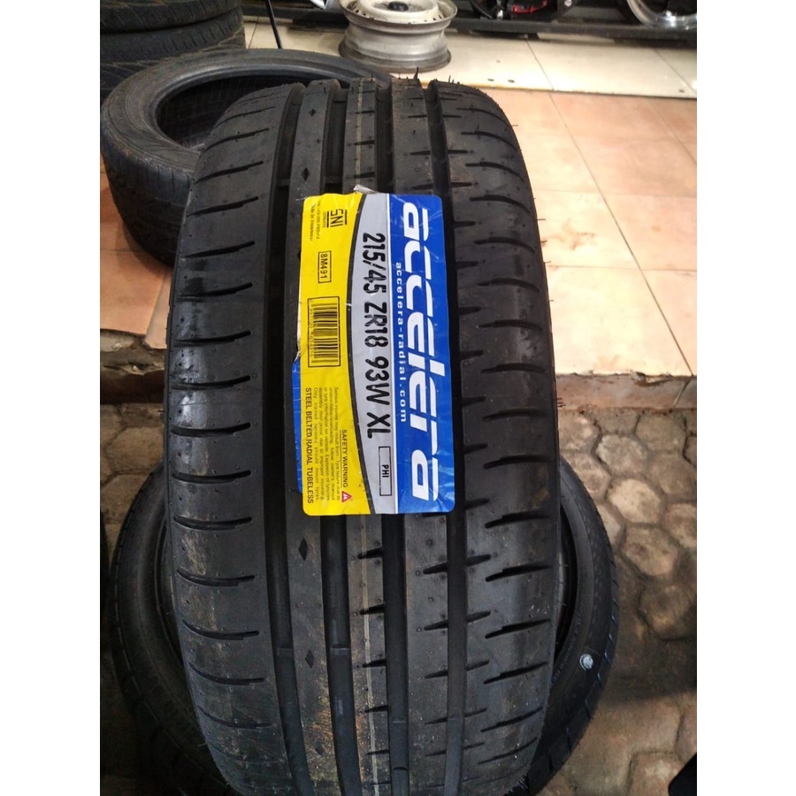 Ban Mobil RIng 18 Ukuran 215/45 Tubeless Accelera PHI 215 45 R18 Murah Berkualitas