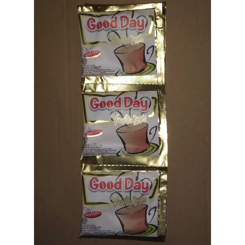 

Good Day Vanilla Latte Renteng 10x20gr
