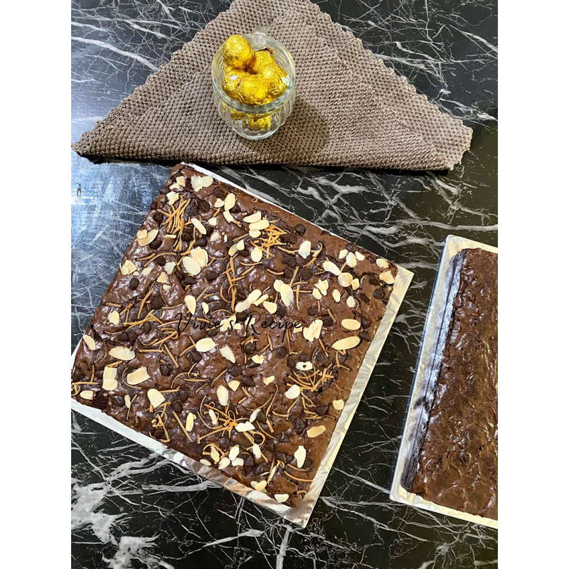 

FUDGY BROWNIES | BROWNIES PANGGANG | BROWNIES by @viviesrecipe