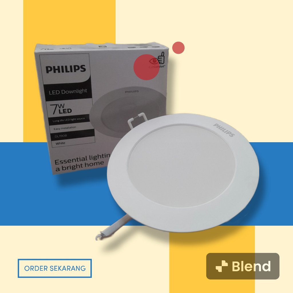 LAMPU DOWNLIGHT LED PHILIPS ERIDANI 7 WATT