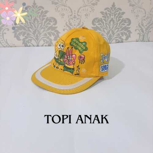 Topi Snapback Anak Motif Random