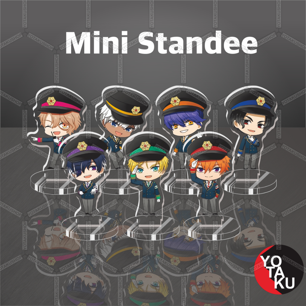 Mini Standee Figure Anime Akrilik Obey Me Seri 4 Mammon Leviathan YOTAKUSHOP