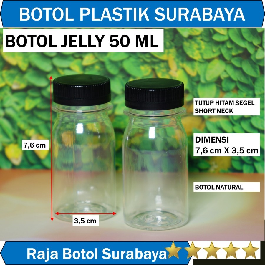 Botol Jelly 50ml SN minuman 50 ml jelly50 minuman50 10,5 gram plastik Zam Zam jamu kopi Juice jambu 
