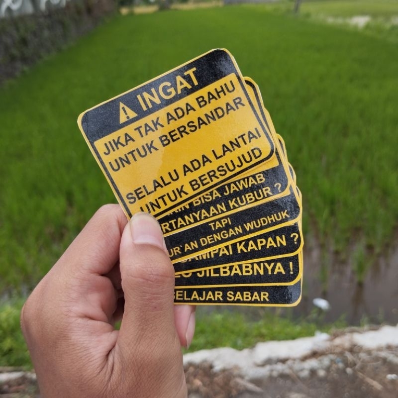 

Stiker Kata Kata Motivasi Membangun 1 Pack Isi 14 Pcs Random