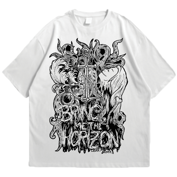 TShirt BRING ME THE HORIZON | Kaos Music BMTH Official Merch AB052