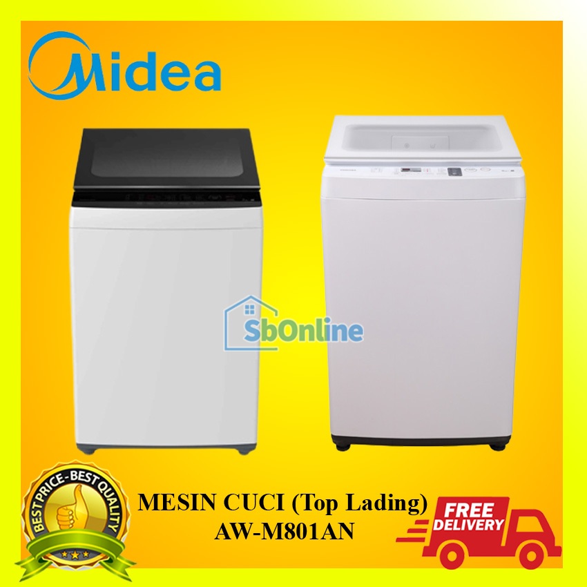 MESIN CUCI TOSHIBA AW-M801AN MESIN CUCI 1 TABUNG TOSHIBA 7 KG