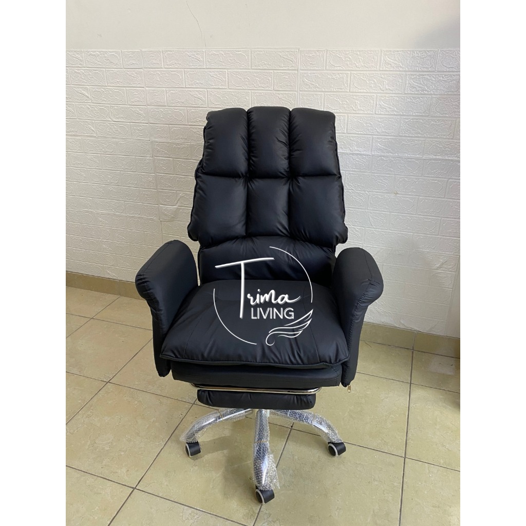 TRIMA KURSI MANAGER KERJA KANTOR CEO KURSI STAFF KURSI SOFA KURSI BELAJAR GAMING NYAMAN WARNA PUTIH,