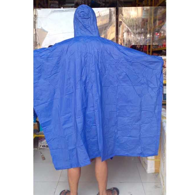 Jas hujan ponco kelelawar terusan tebal