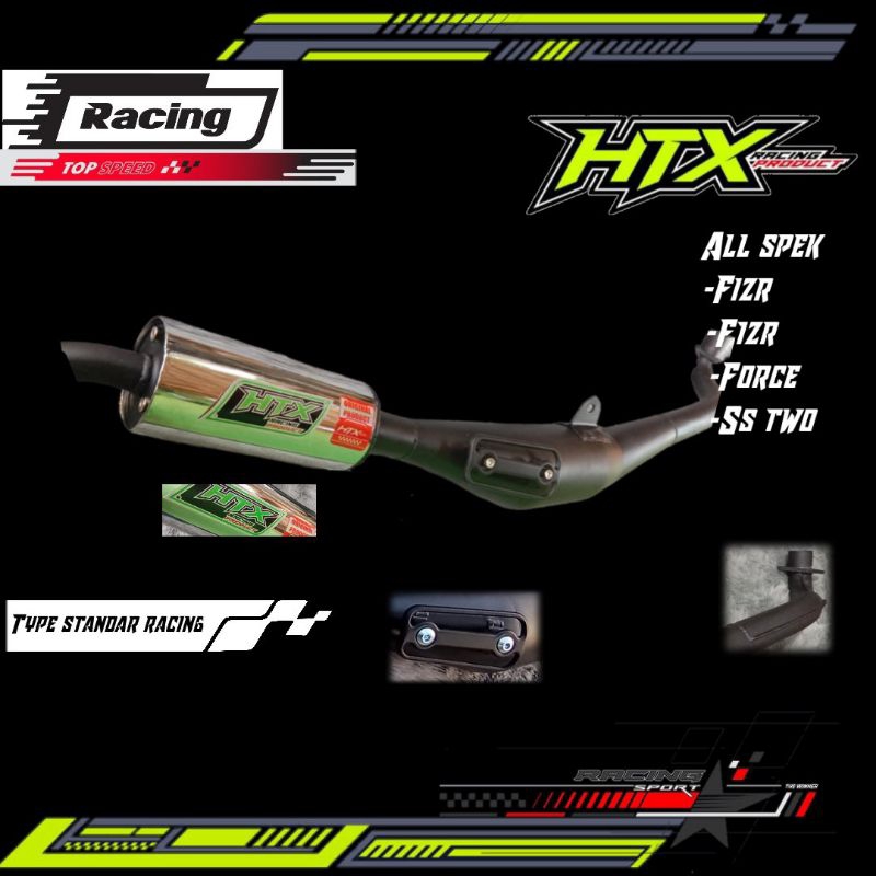 knalpot fizr/f1zr htx standar racing model tameng