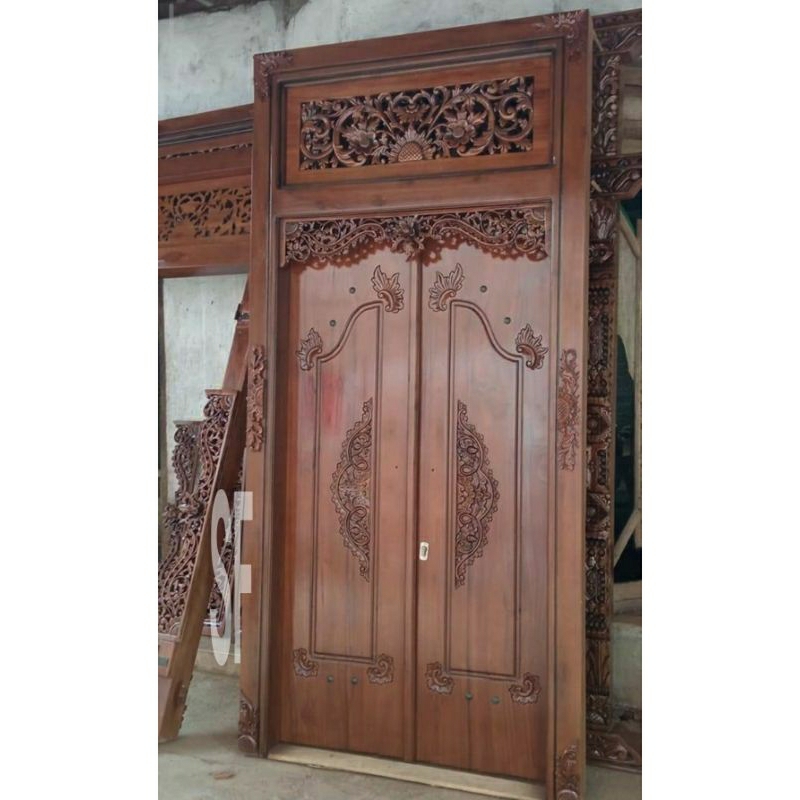 gapura kusen pintu ukir jepara kayu jati furniture