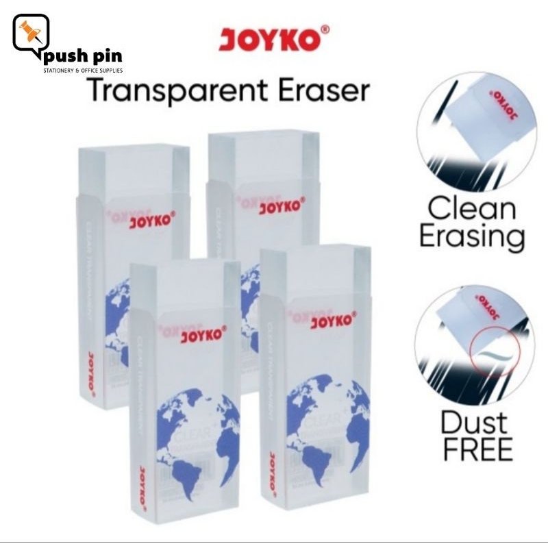 

Joyko Penghapus Transparan Eraser ERT-127 Clear Transparent