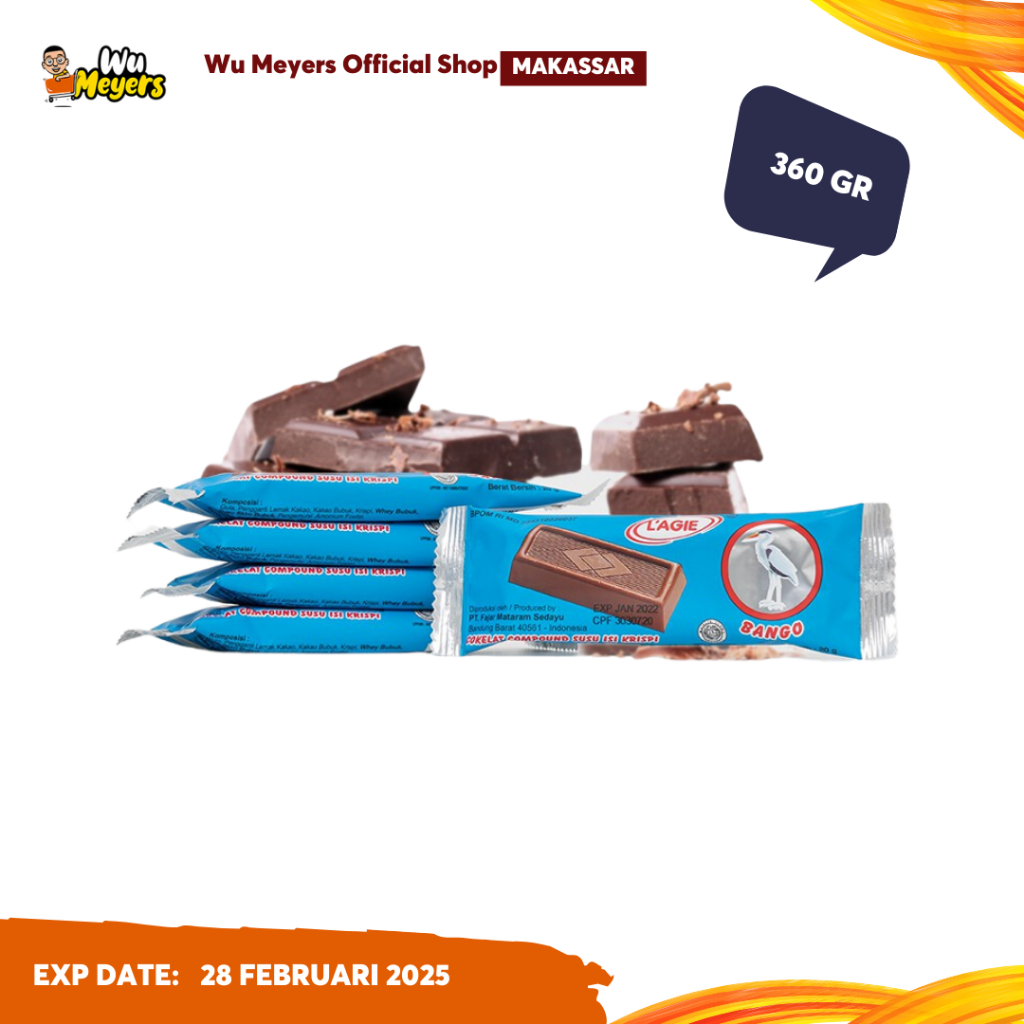 

Lagie Coklat Compound Seri Bango 360g - WuMeyers Makassar