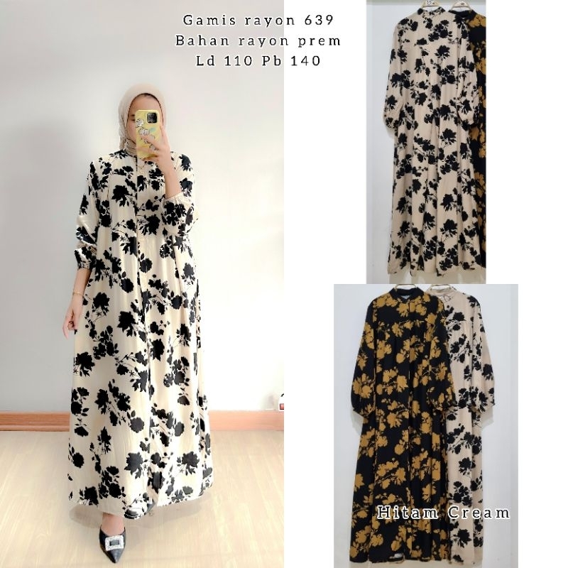 gamis rayon 639 - ls