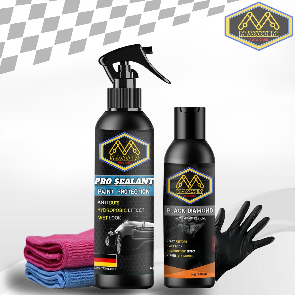 Penghitam body motor permanen dan pengkilap body motor