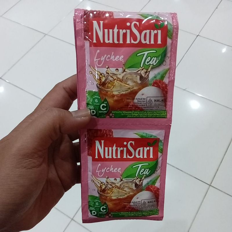 

Mahbubah - NutriSari 14 g @ 10 pcs Rasa Lychee Tea Sachet