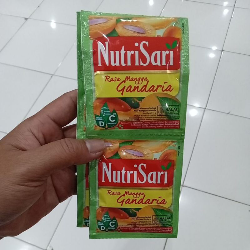 

Mahbubah - NutriSari 14 g @ 10 pcs Rasa Mangga Gandaria Sachet