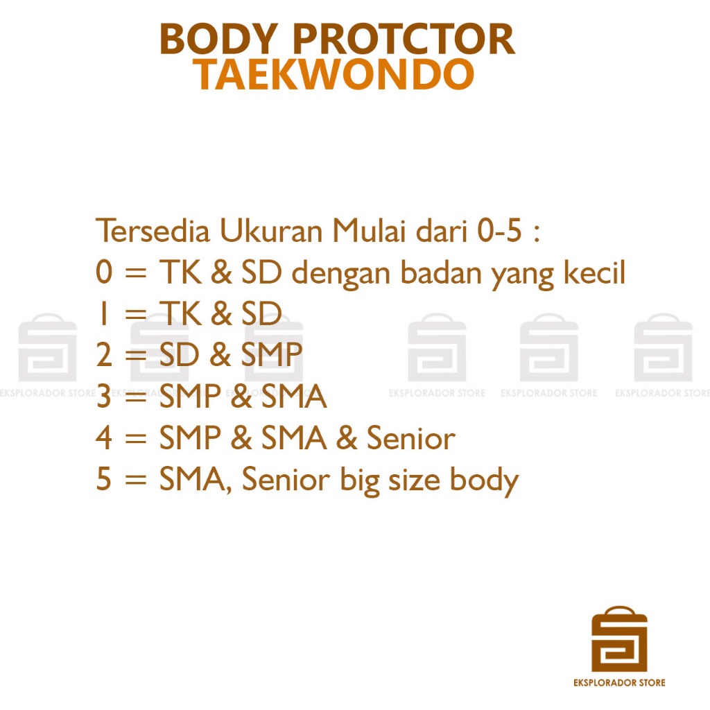 RB BODY PROTECTOR TAEKWONDO - BODY TAEKWONDO