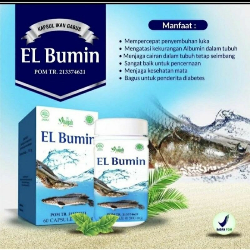 EL Bumin Ekstrak minyak Ikan Gabus Ori