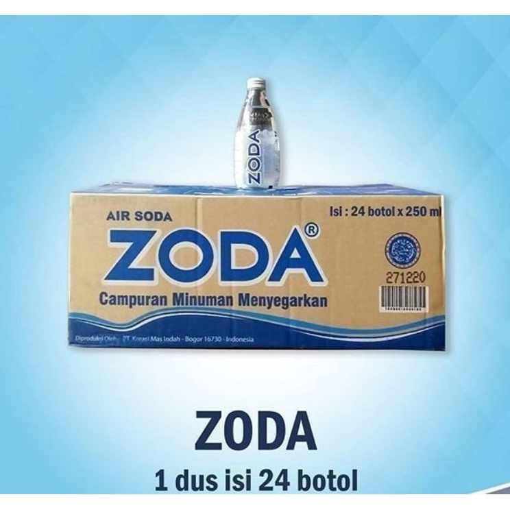 

ZODA WATER 250 ML AIR SODA