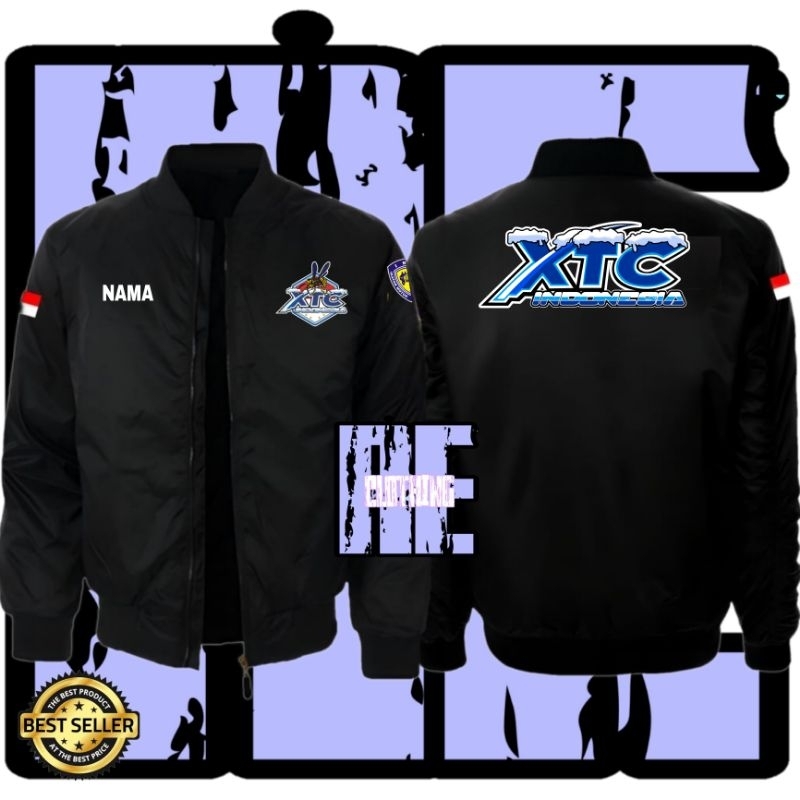 Jaket Bomber Style Anak Motor Terbaru XTC Indonesia Cocok Untuk Berkendara Anti Angin Maupun Hujan G