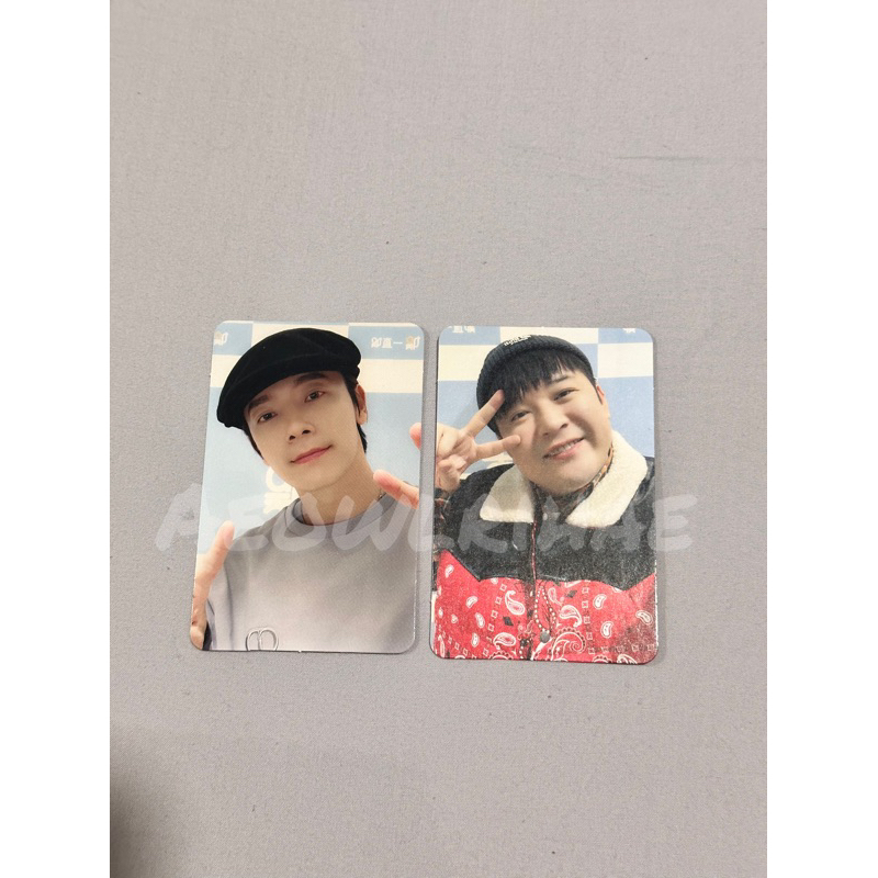 donghae shindong photocard yizhiyu