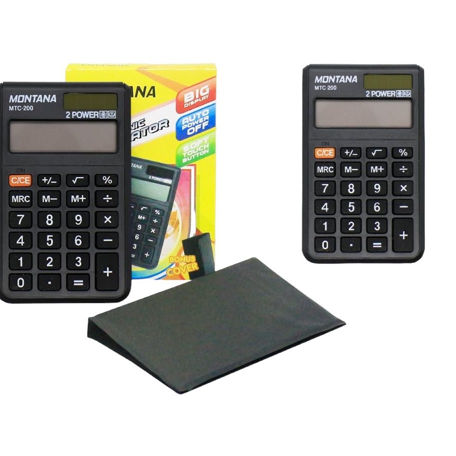 

Harga Termurah (LWS) Calculator / Kalkulator Montana MTC 200 8 Digits