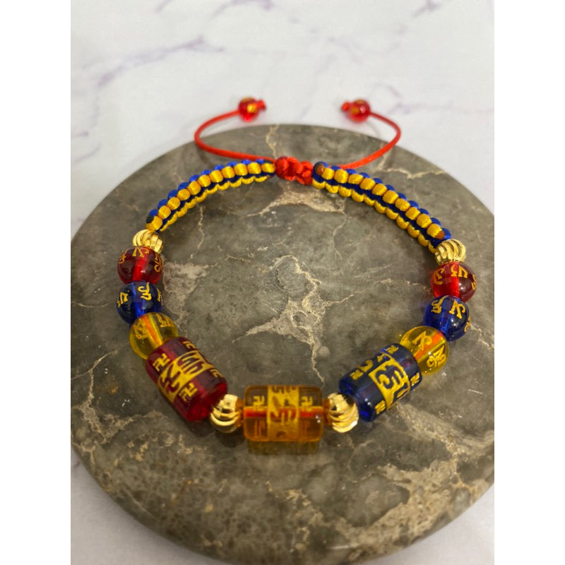 Gelang 3 Dewa Fu Lu Shou (Rejeki - Keberuntungan - Panjang Umur)