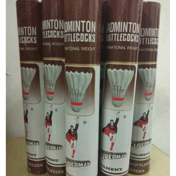 ✵SALE..✵ SHUTTLECOCK/ COCK BADMINTON SUPERMAN COKLAT MIDO ORIGINAL