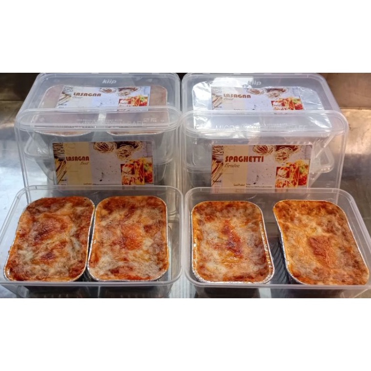 

Lasagna frozen isi 2 cups, Macaroni schotel frozen, Spaghetti spaghetty brulee frozen,,klapetart