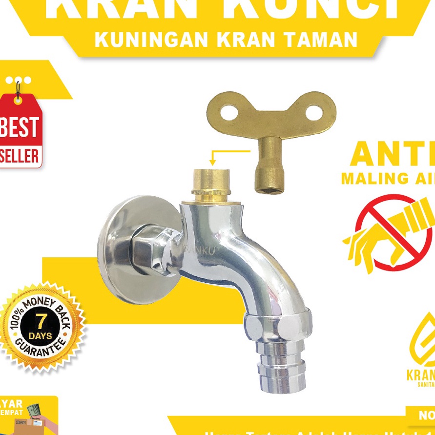 Paling Murah Kran Taman Cabut Kunci Kran Air Kran Taman Babet - Kran Air Kunci.