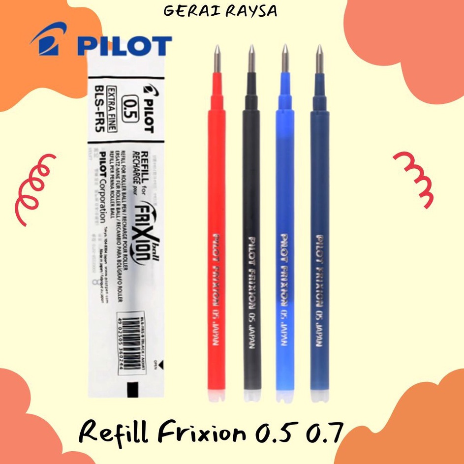 

Best Seller Refill Pilot Frixion Clicker 0.5 & 0.7 - 100% ORIGINAL