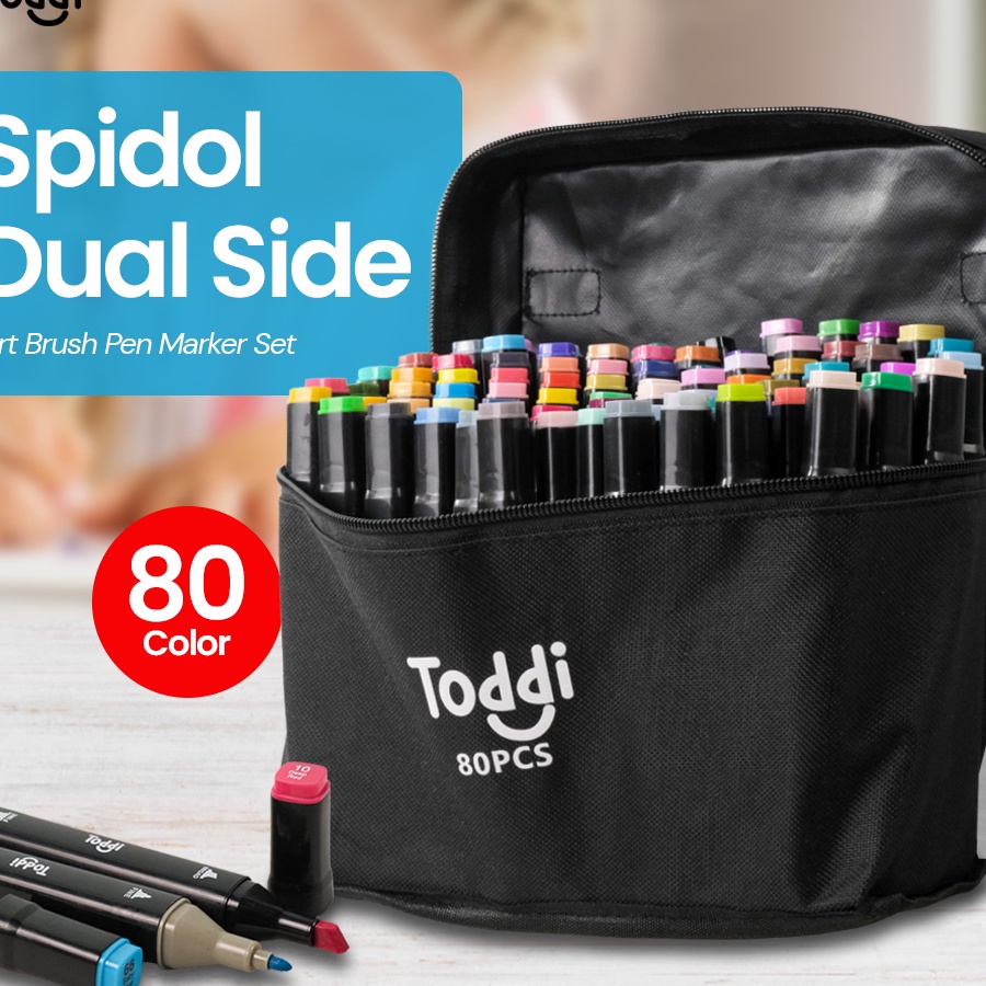 

Best Seller Spidol Warna Stabilo Touch Toddi 12-80 Dual Side Fine Art Brush Pen Animation Marker Set Sketsa Harga Termurah