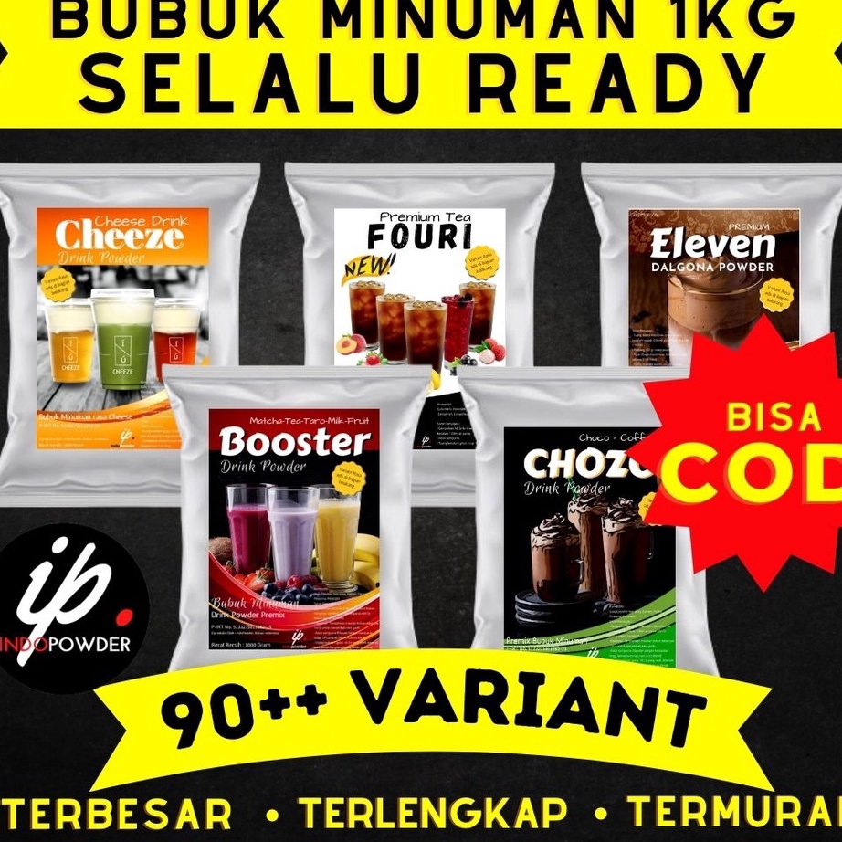 

Laris Bubuk Minuman Rasa 1Kg 90 Variant l Bisa pilih variant Laris