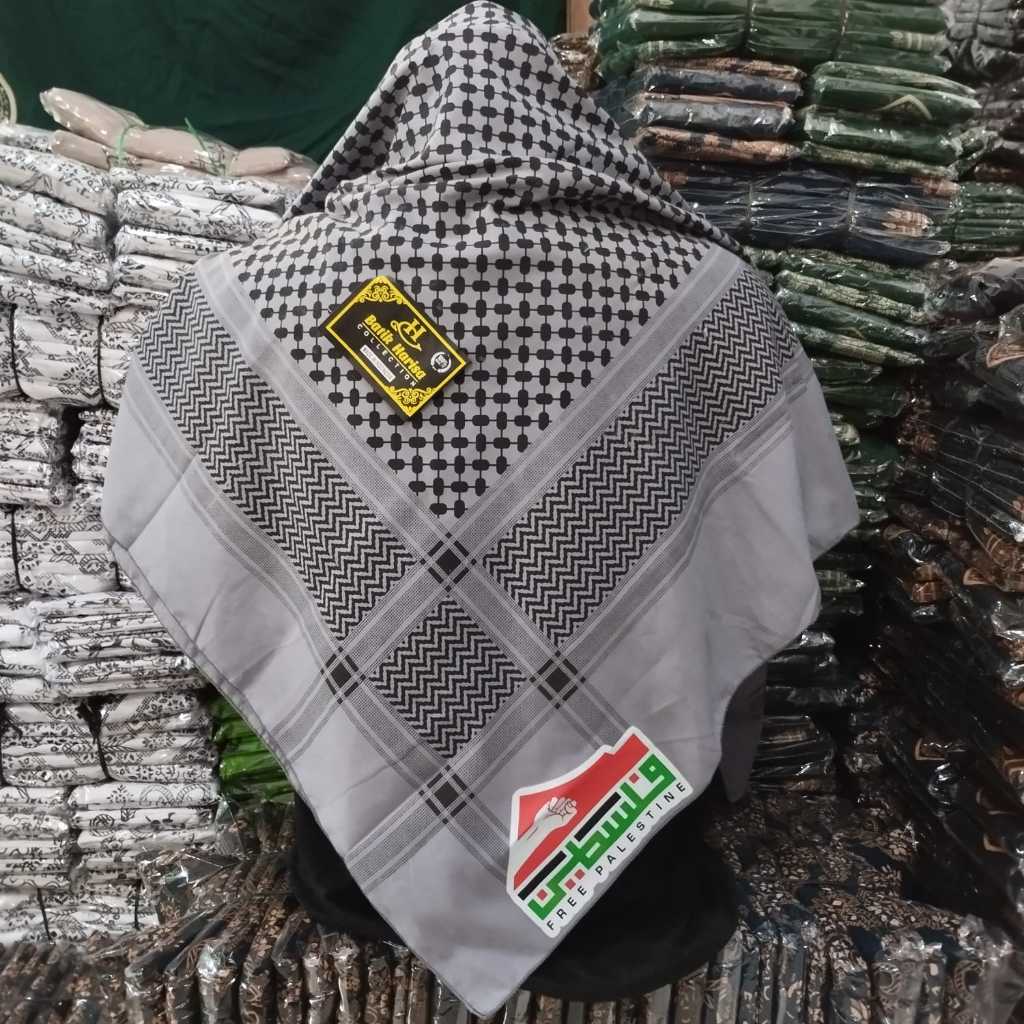 SORBAN PALESTINA SORBAN ARAB SEGI EMPAT SORBAN ARAB TEROMPAH BATIK SEGI EMPAT