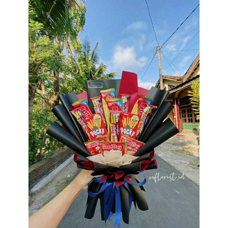 

BOUQUET SNACK MURAH/HAMPERS/KADO WISUDA/KADO ULTAH