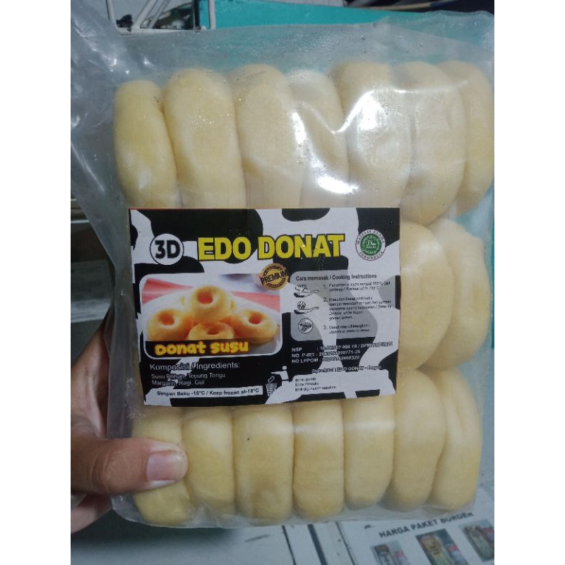 

donat susu 3D/ Edo isi 20