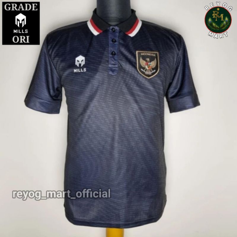 JERSEY TIMNAS INDONESIA 3RD GRADE ORI 2022 / 2023 THIRD PREMIUM HITAM WORLD CUP TERBARU