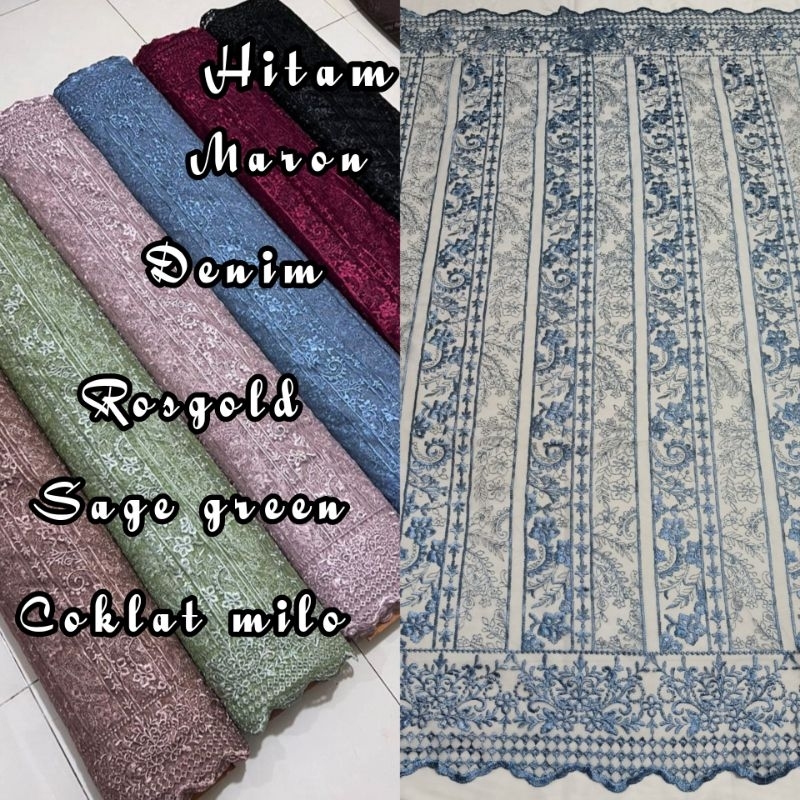 Kain Tile Sapto Etnik/Tile tulle Sapto etnik terbaru/Termurah