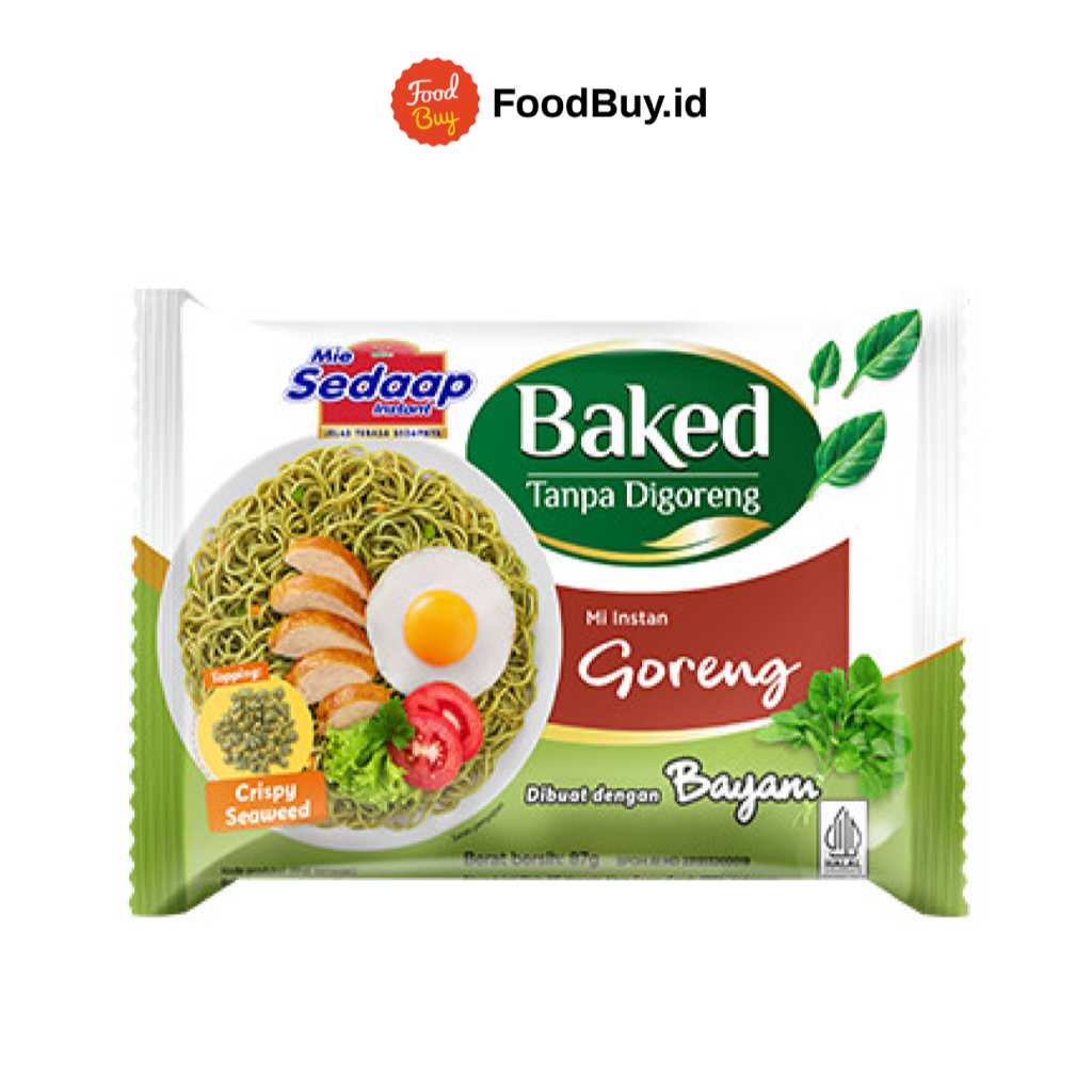 

Mie Sedaap Baked Mie Goreng Crispy Seaweed 87 gr