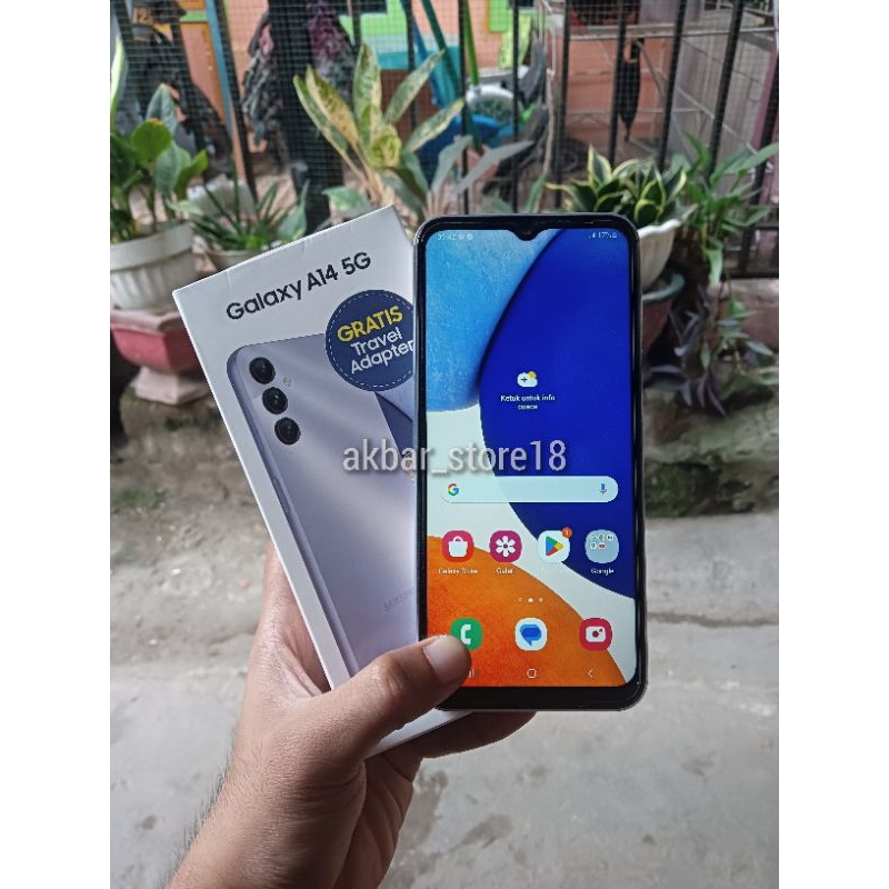 Hp Samsung A14 (5G) fullset mulus no minus (6+6/128gb)