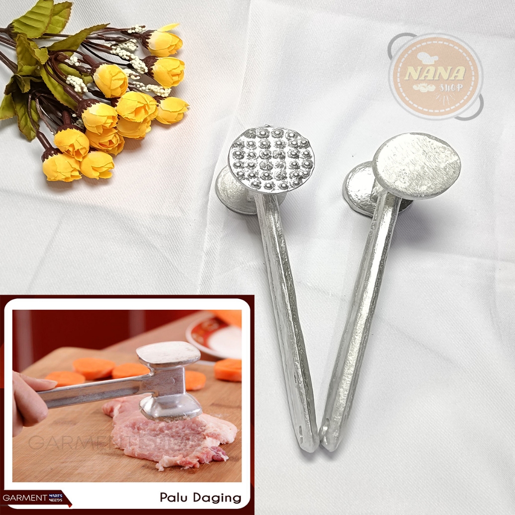 Palu Daging Alat Gepuk Pelunakan Daging Kuat Bagus