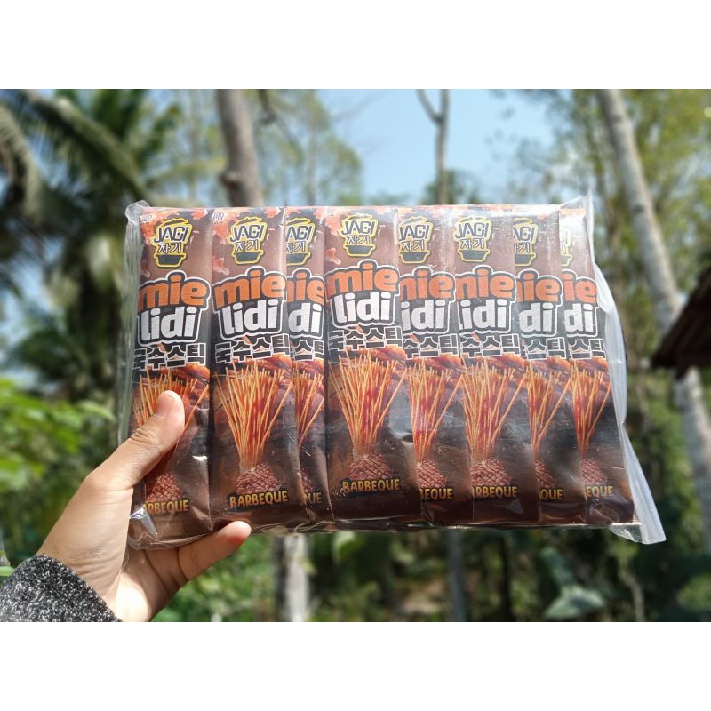 

MIE LIDI JAGI cemilan sehat NON MSG /1 pak isi 25 pcs