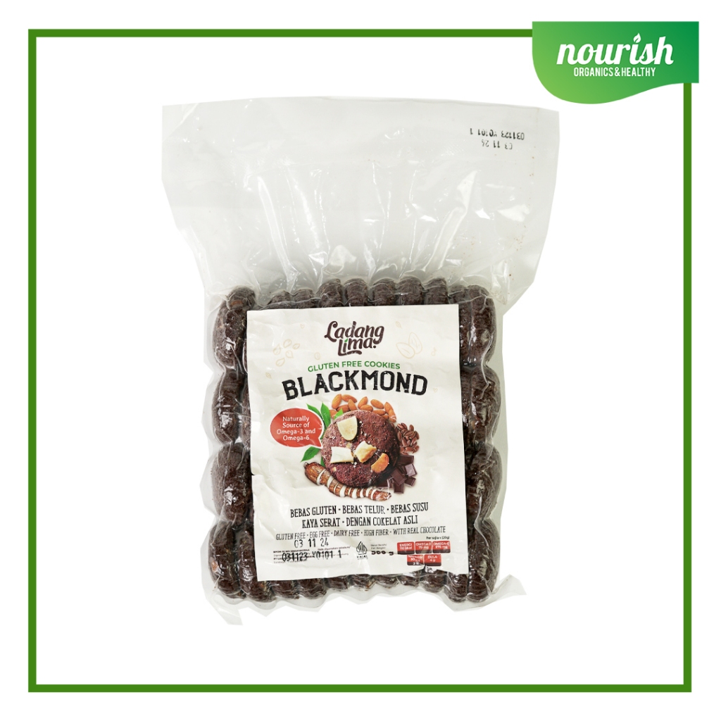 

Ladang Lima Blackmond / Healthy Food Snack / Cookies Gluten Free 500g-Jakbar