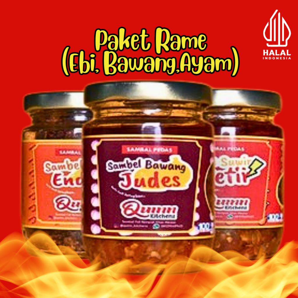 

QUINN of Spicy Paket Rame (Ebi, Bawang, Ayam) - Sambal Pedas by Kitchen Medan