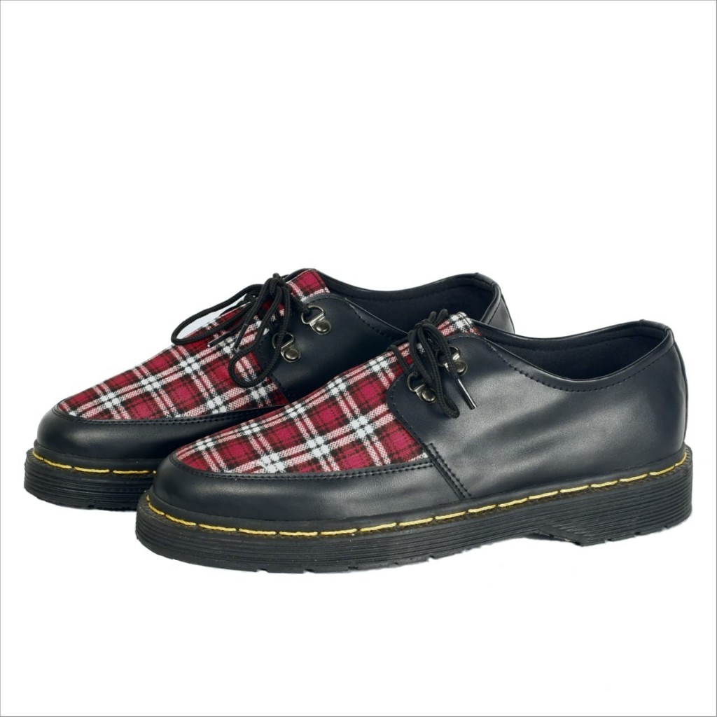 Sepatu WANFAR Milano Tartan Original Pantofel Pria Zapato Casual Formal Kerja Kantor Ori