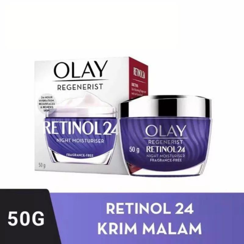 Olay Regenerist Retinol 24 Night Moisturizer 50g - Olay Retinol Cream 50g