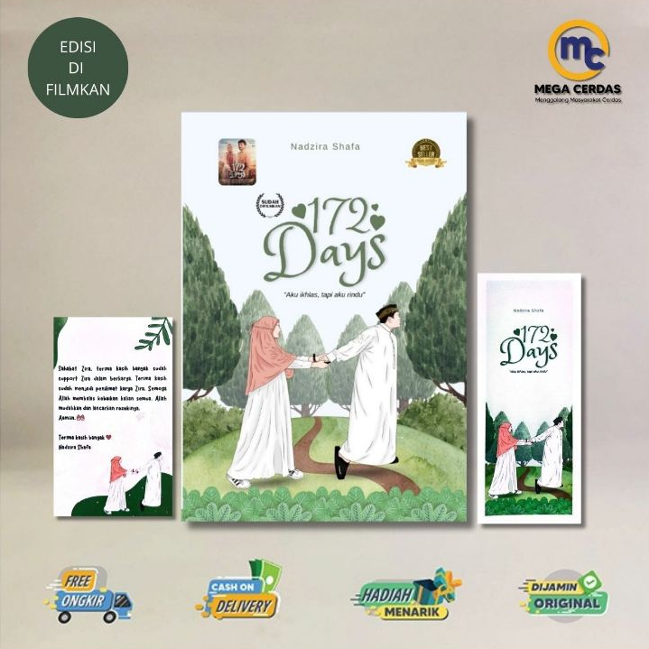 Buku Novel 172 Days  Penulis Nadzira Shafa