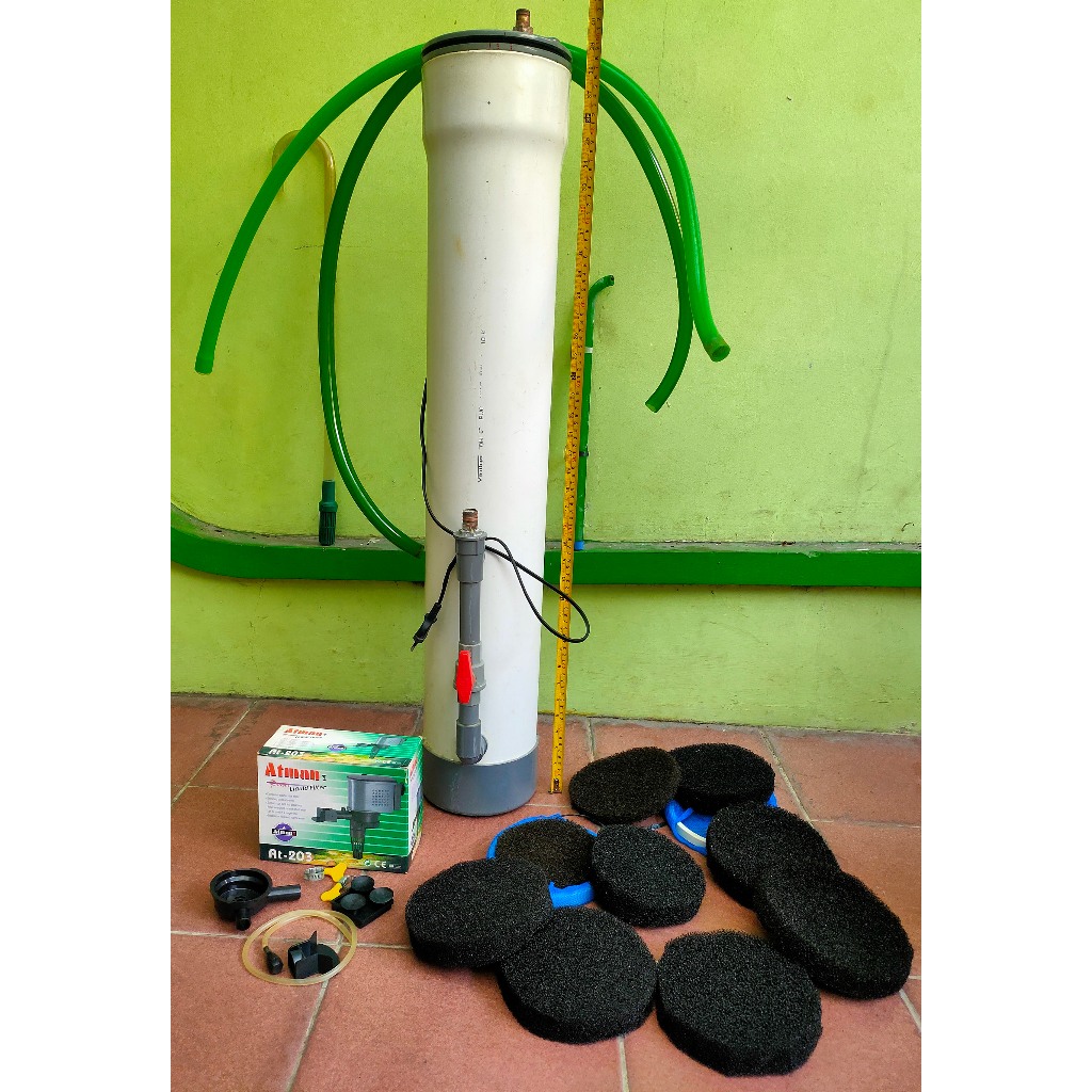 Filter Canister DIY 6inc External Filter Aquascape Aquarium PH-2000