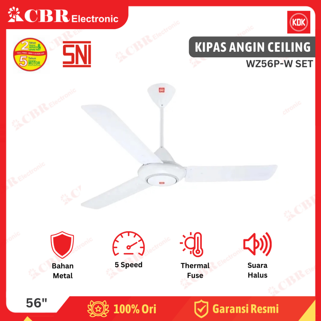 Kipas Angin KDK / WZ56P-W (Ceiling)